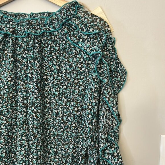 #11 - ANNA - FLORAL PRINTED CHIFFON BLOUSE - Picture 2 of 6